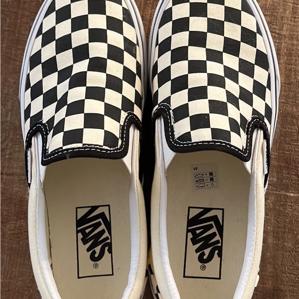 Vans Stack-Form Checkered Slip Ons - image 2